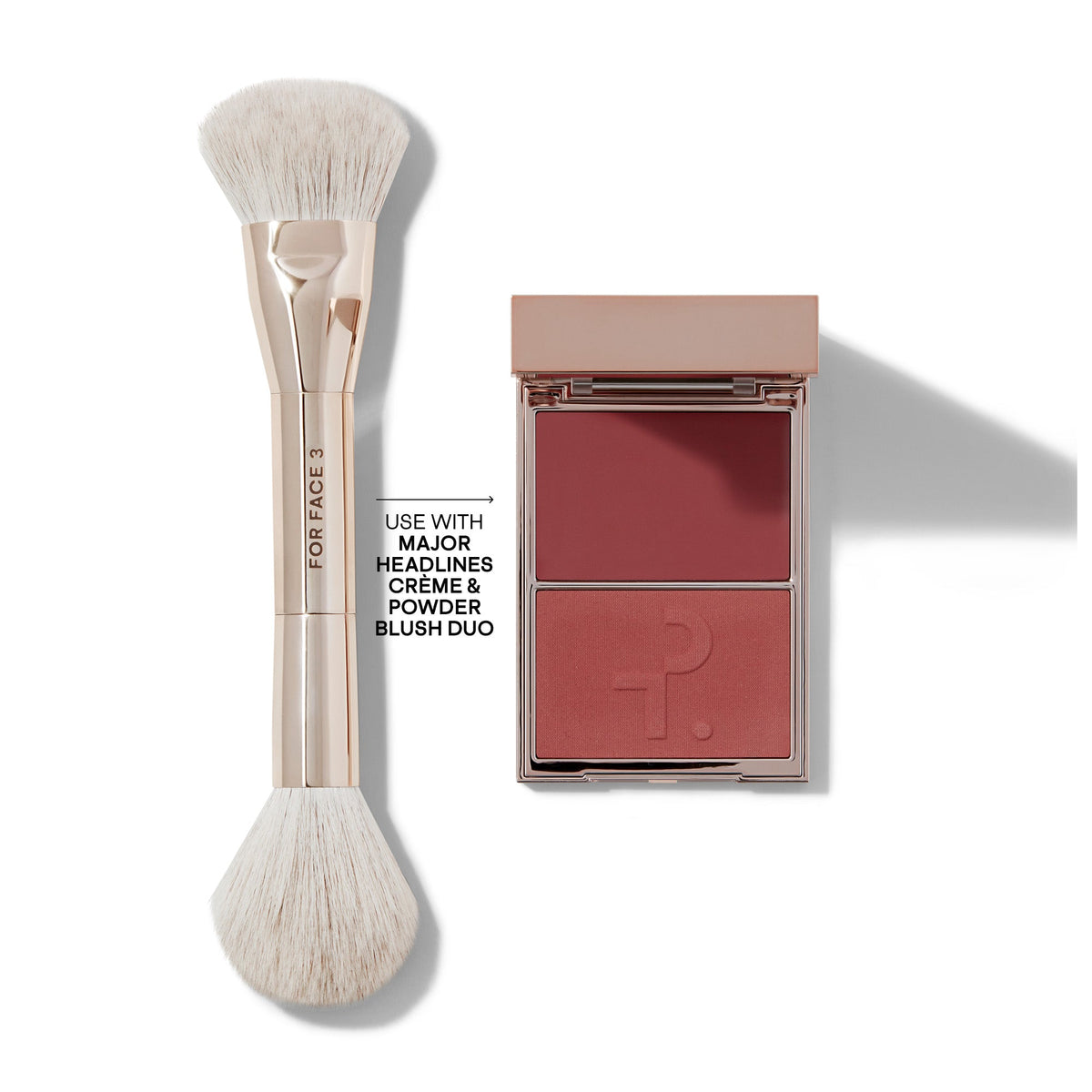 Dual-Ended Blush Brush