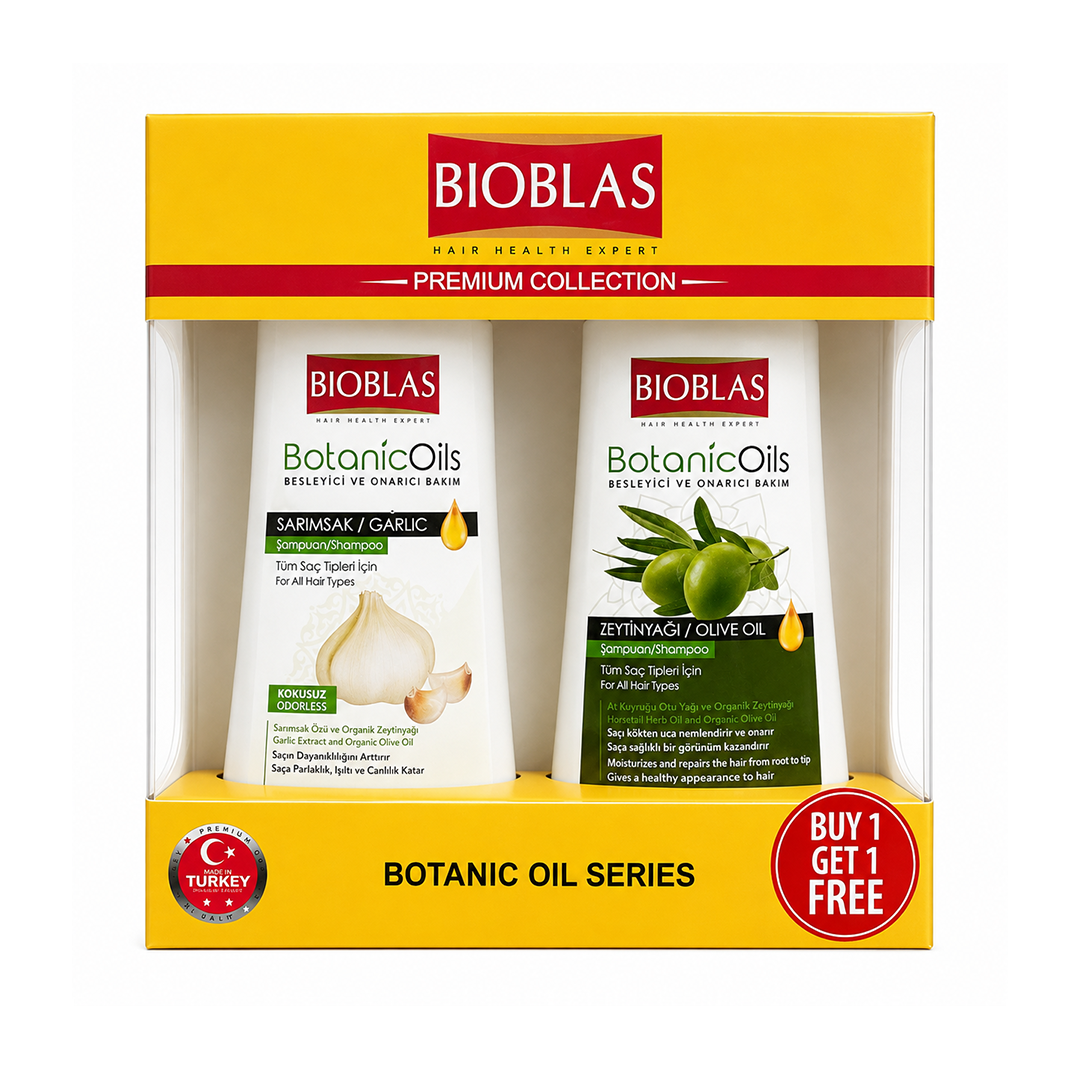 Bioblas Olive & Garlic Shampoo Value Pack