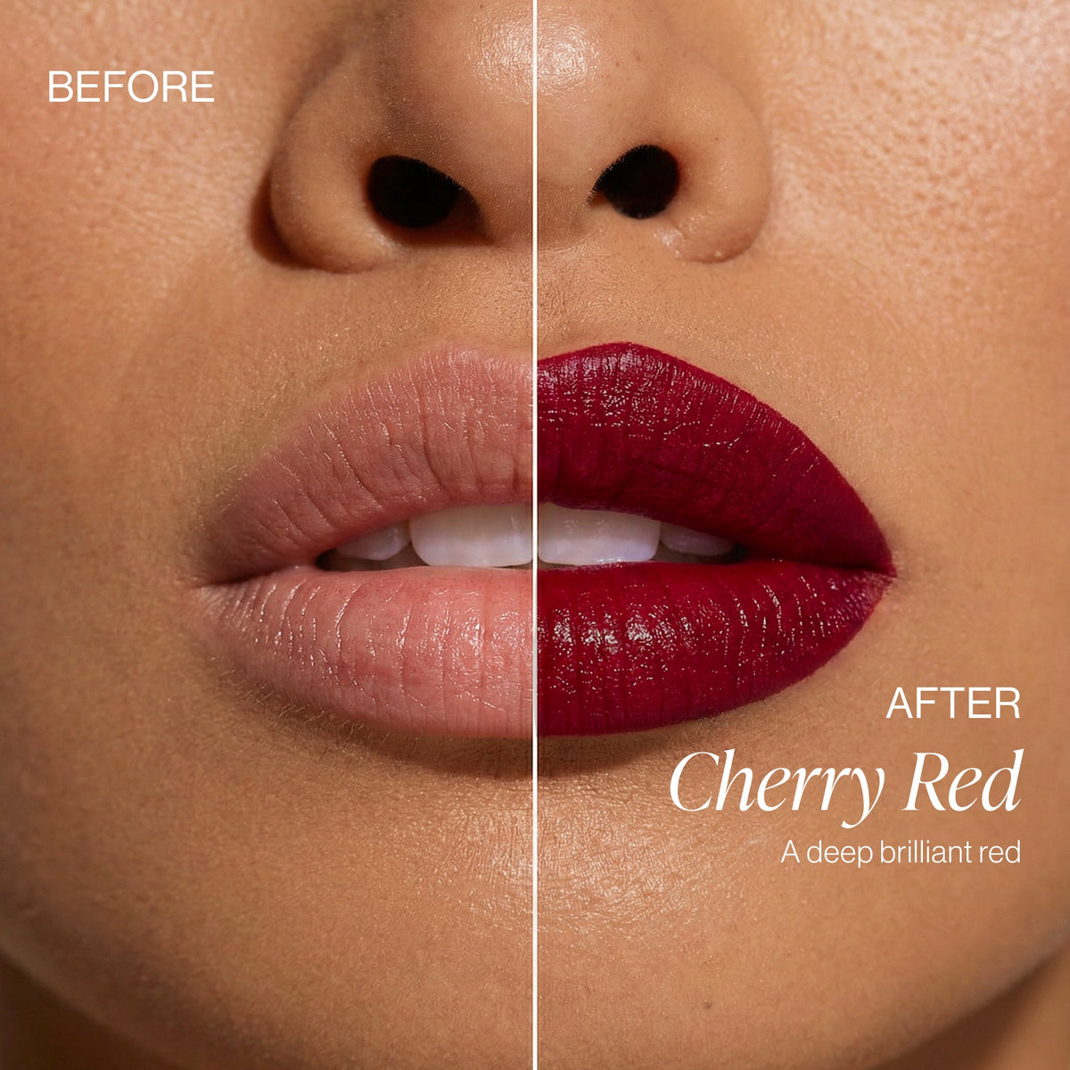 Cherry Red Lipstick