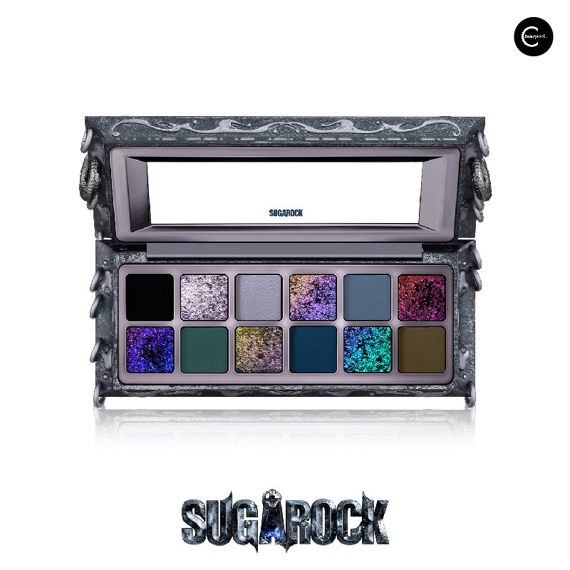 Sugarock Imprint Series 12-Color Eyeshadow Palette-#Dark Dust