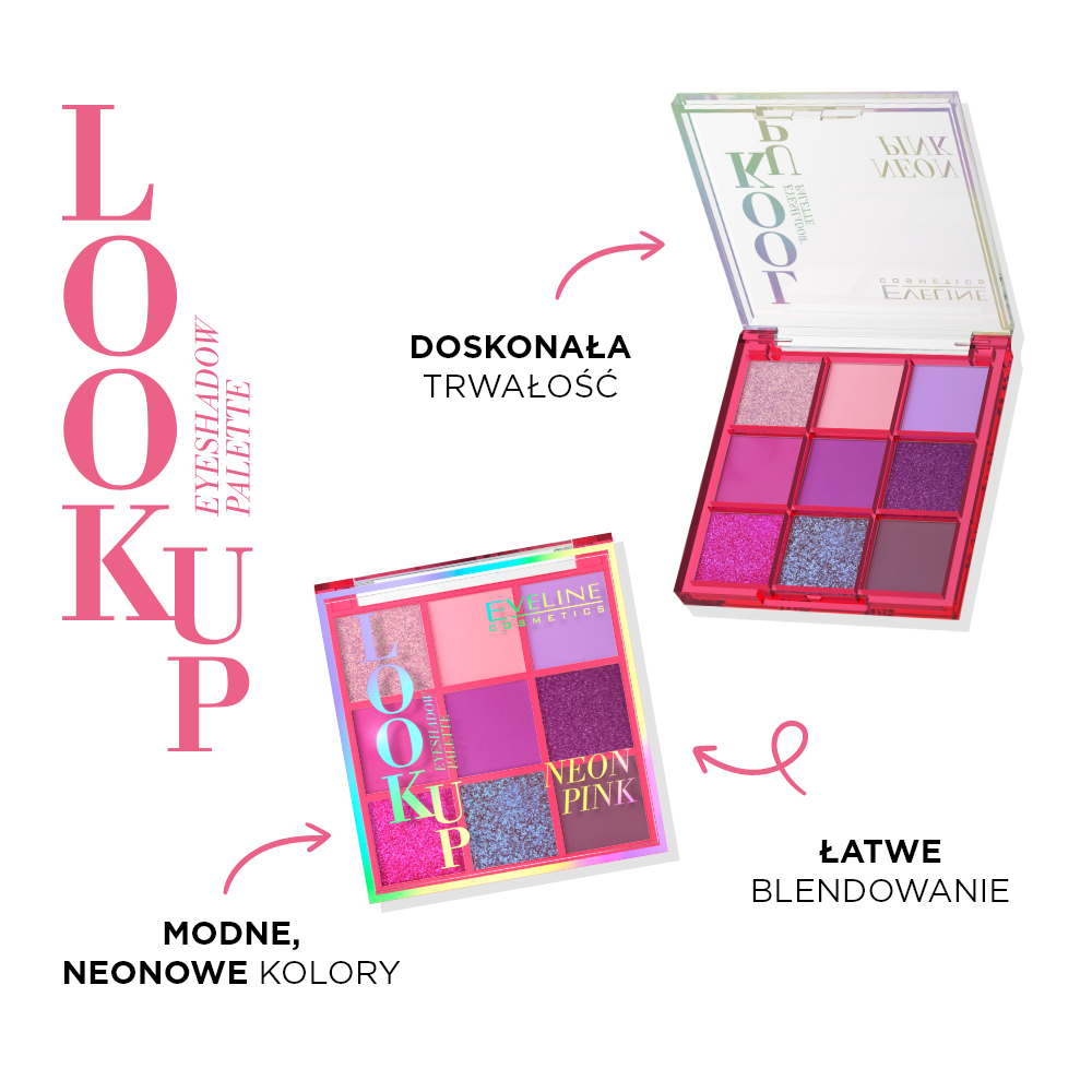 Cienie do powiek Neon Pink