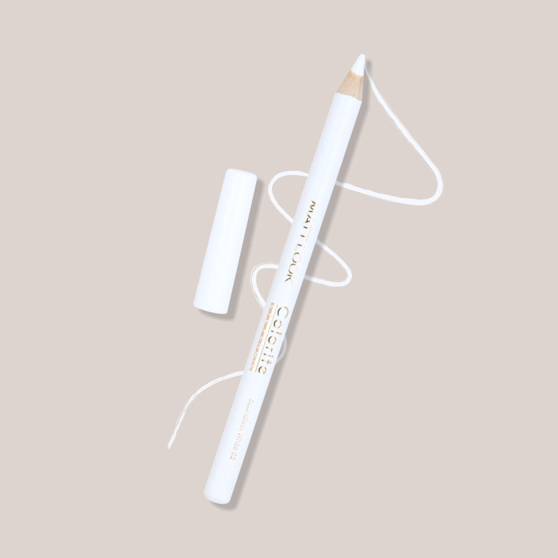 Matt Look Colorite Eye Pencil, Long Lasting, Smudge Proof, Enriched With Vitamin E, Glides Smoothly, One Stroke Application, Handy Product Easy To Carry And Travel Friendly