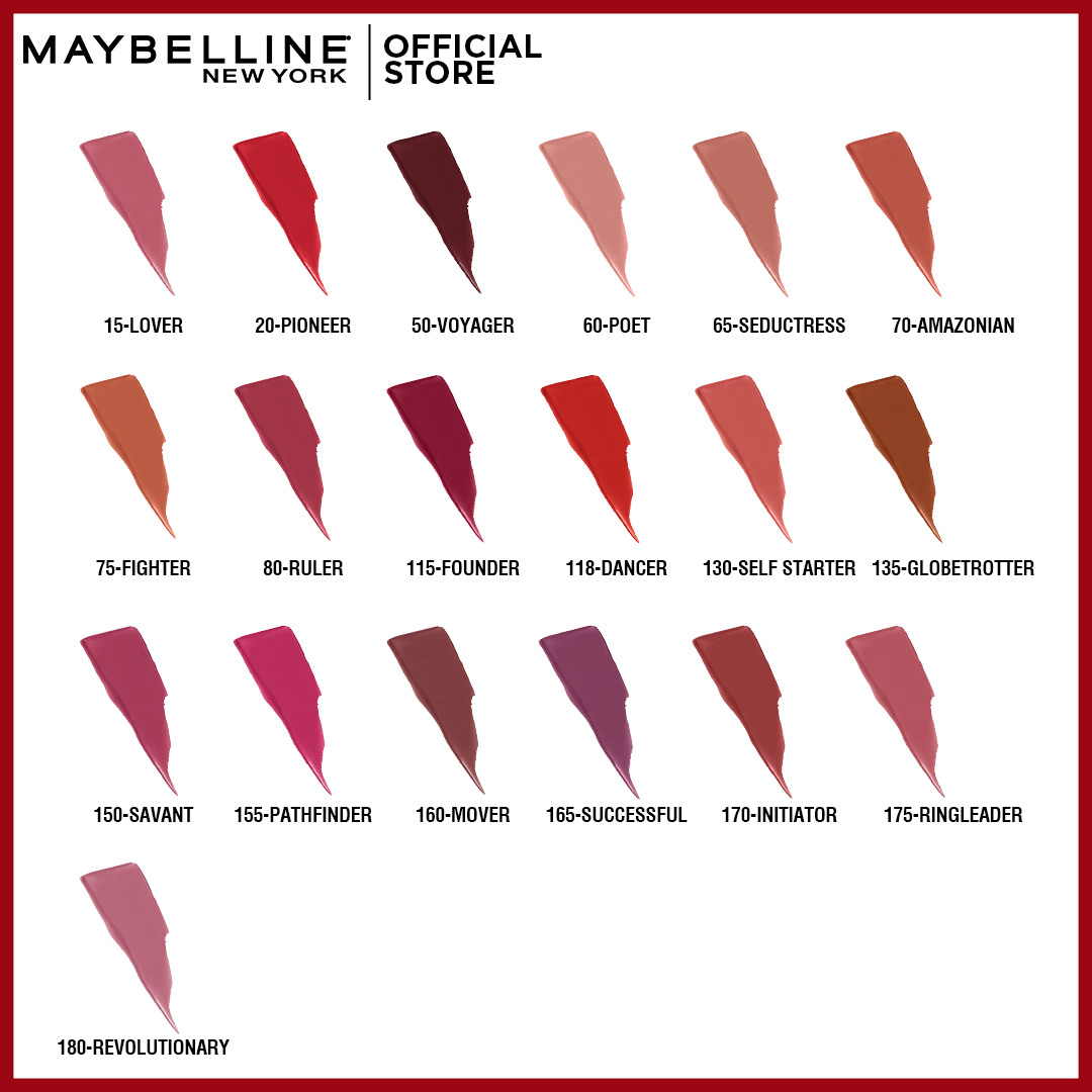 Maybelline New York Super Stay Matte Ink® Bold Long-Lasting Liquid Lipstick 5ml