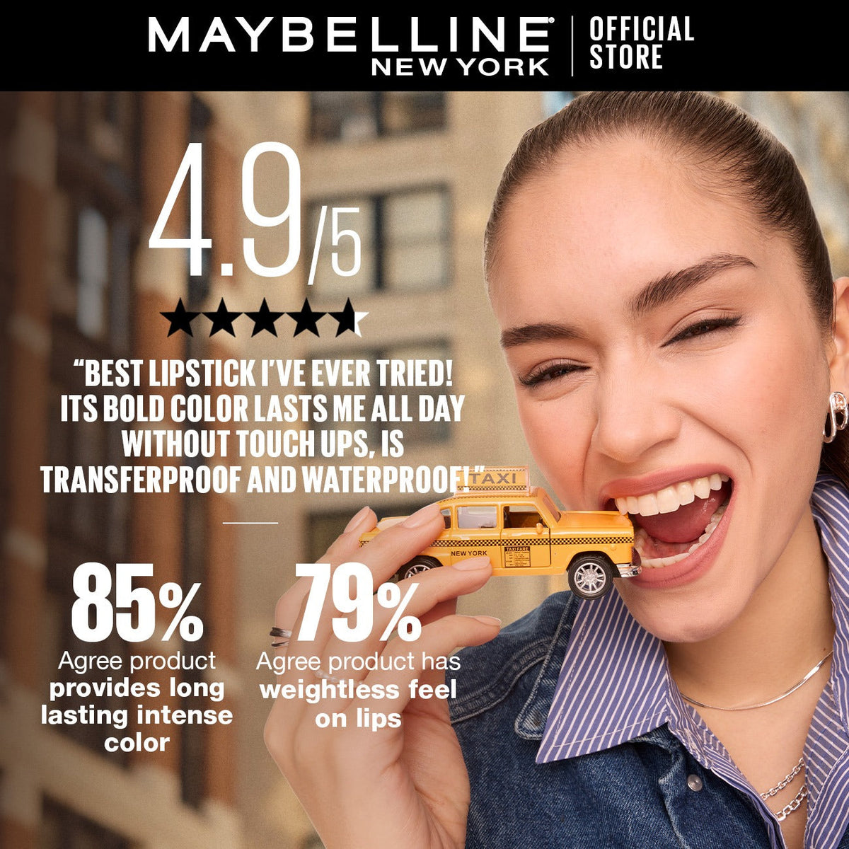 Maybelline New York Super Stay Matte Ink® Bold Long-Lasting Liquid Lipstick 5ml