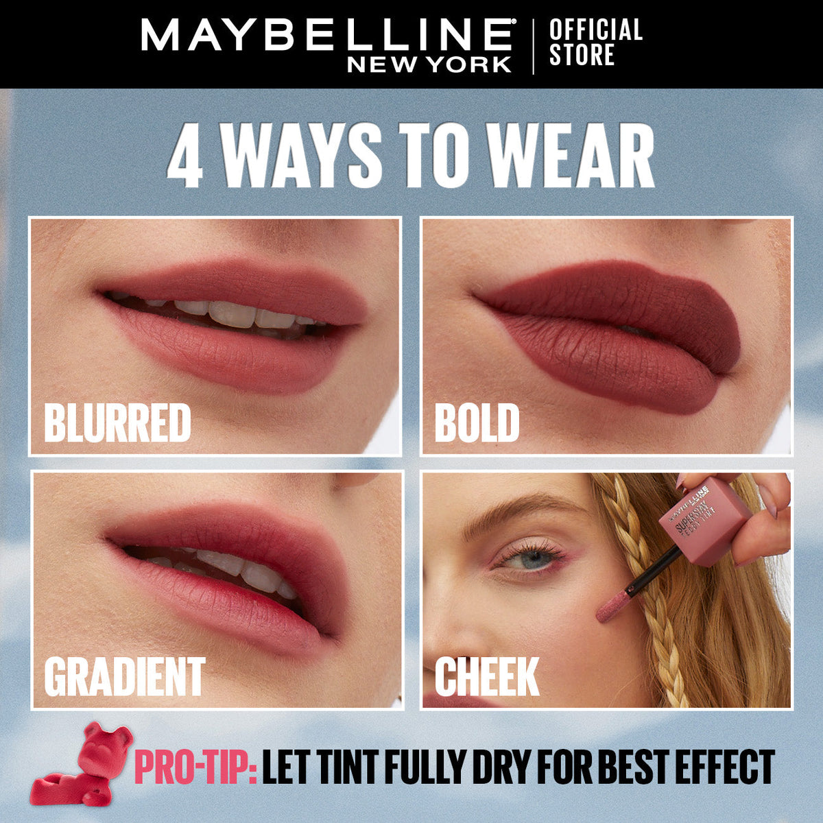 Maybelline New York's Super Stay Teddy Tints The 12-Hour Liquid Lip Tint!