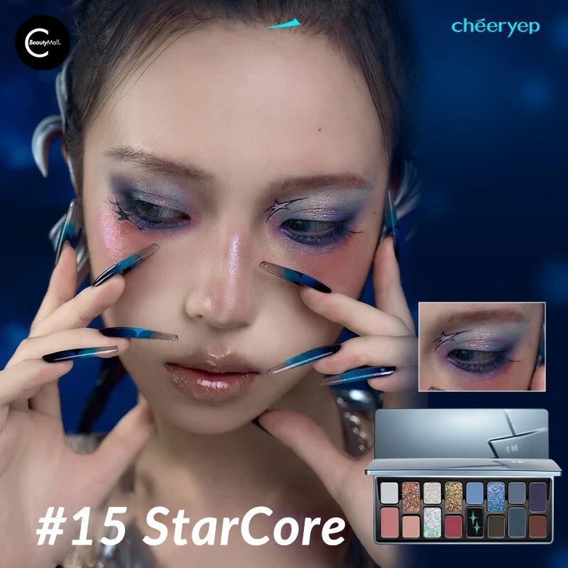 CHEERYEP (QIANYAN) 16-Color Natural Star Eye Shadow Palette