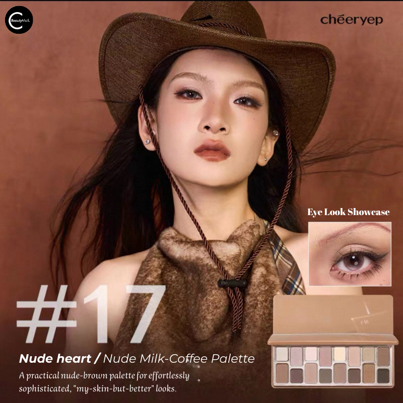 CHEERYEP (QIANYAN) 16-Color Natural Star Eye Shadow Palette