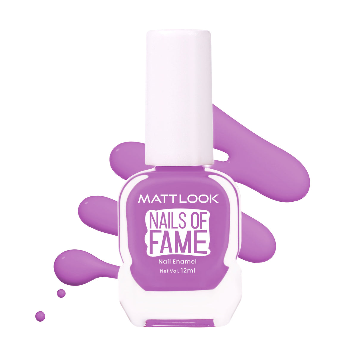 MATTLOOK Nails of Fame Nail Enamel - 100% Vegan with Super High Gloss