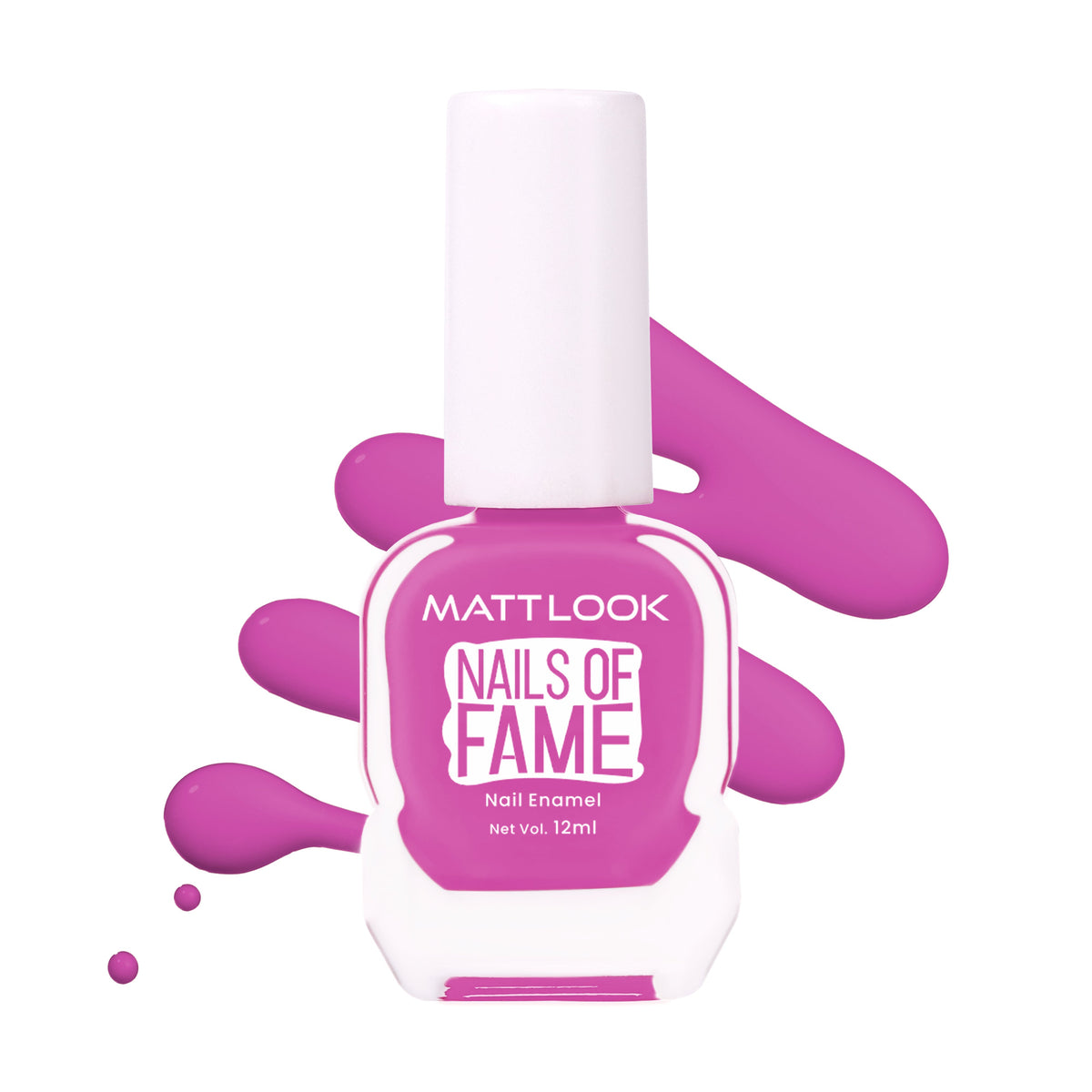 MATTLOOK Nails of Fame Nail Enamel - 100% Vegan with Super High Gloss