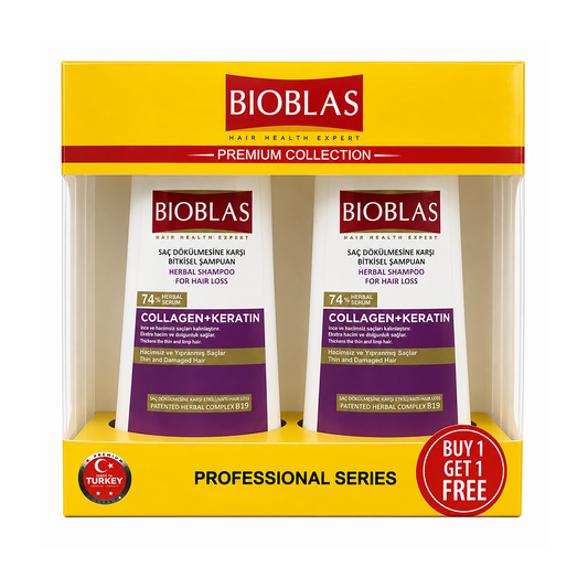 Bioblas Collagen + Keratin Shampoo Value Pack