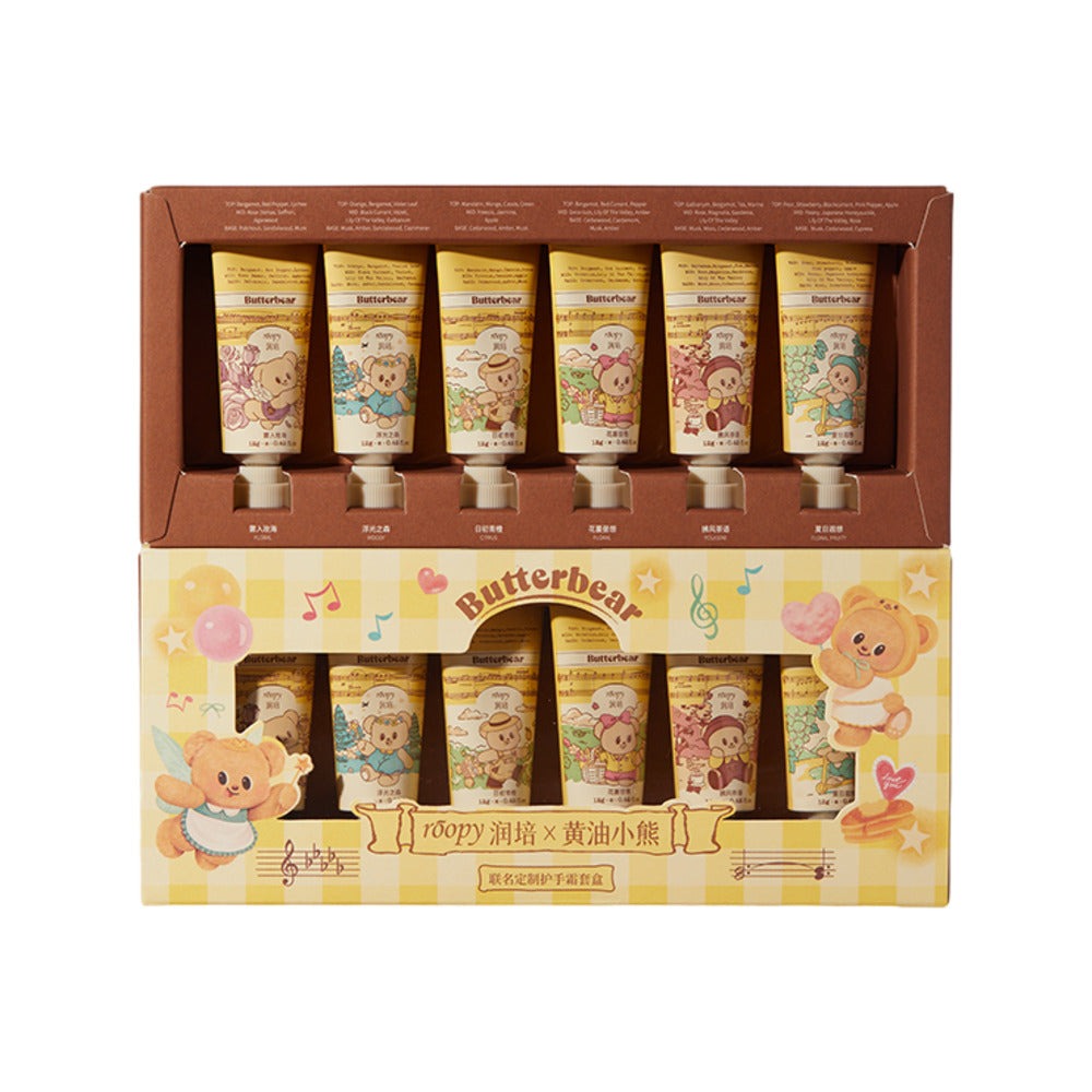 ROOPY × Butterbear Mini Hand Cream Set – 6 * 12g