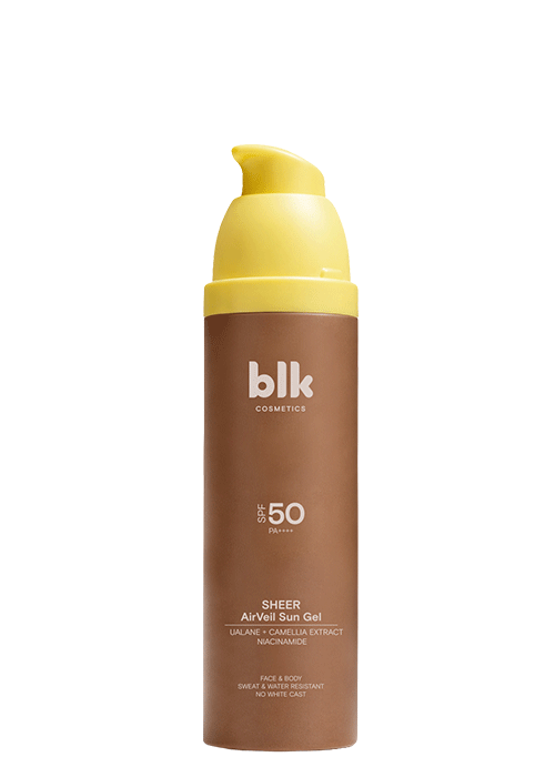 blk cosmetics airveil sun gel spf 50 pa++++ (sunscreen gel)