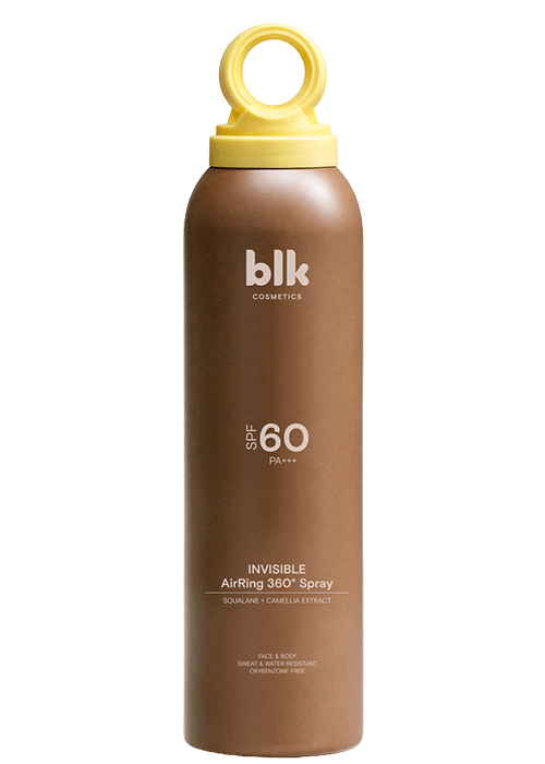 blk cosmetics airring 360° invisible spray spf 60 pa+++ (sunscreen spray)