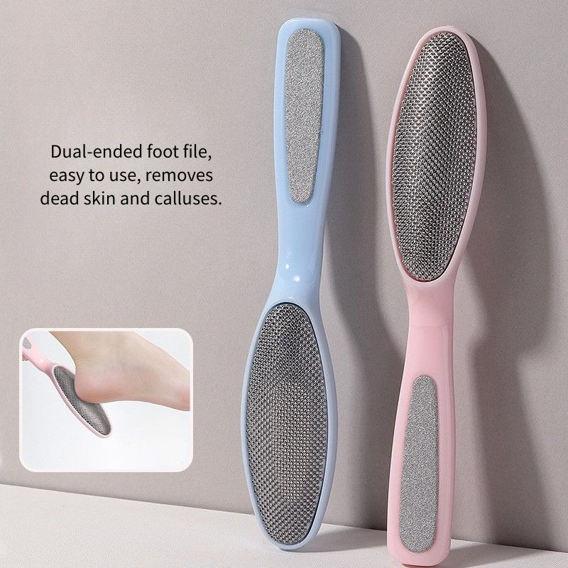 Dual-Action Foot File | Stainless Steel Pedicure Rasp for Smooth Heels