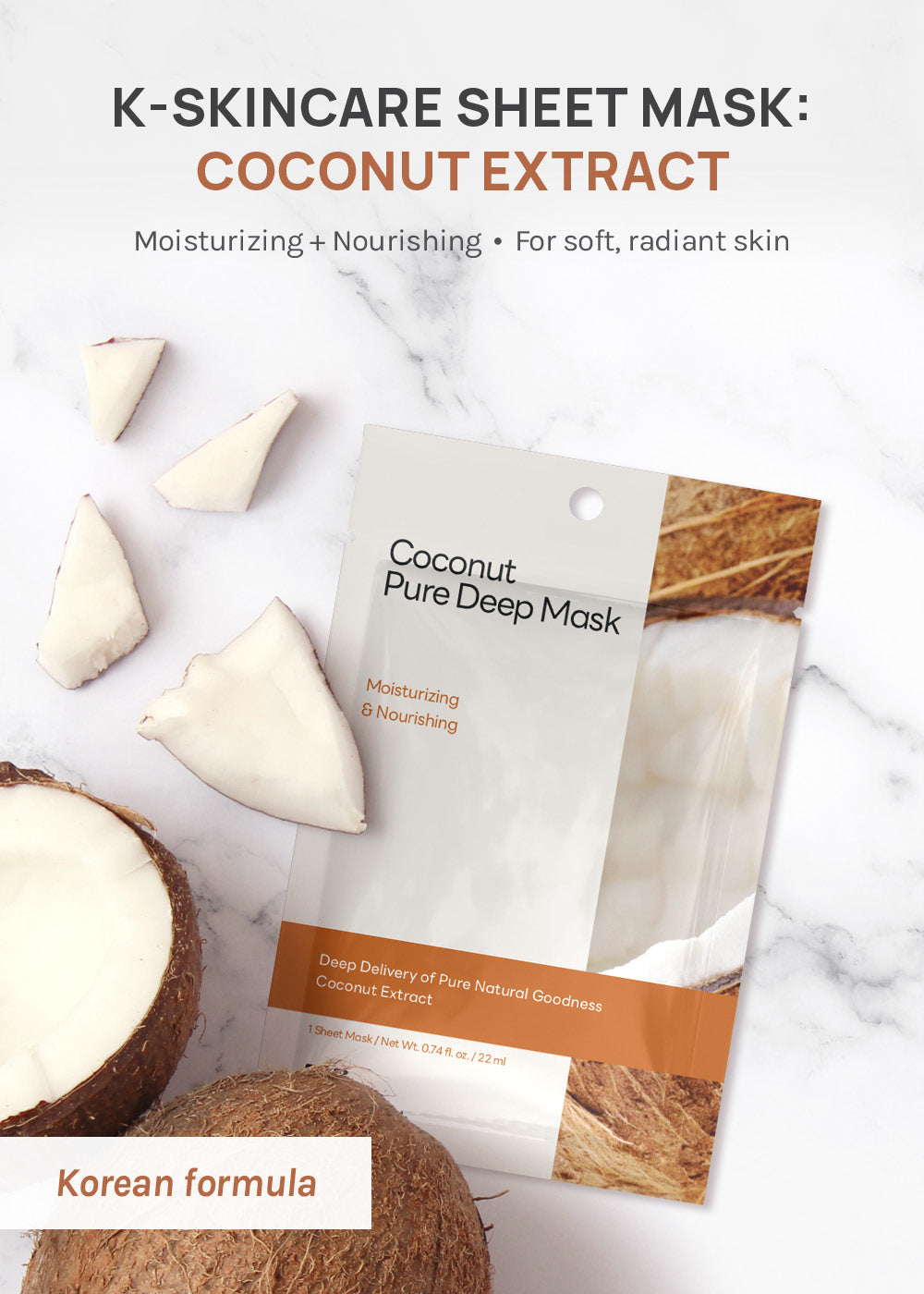 AOA Skin Coconut Pure Deep Sheet Mask