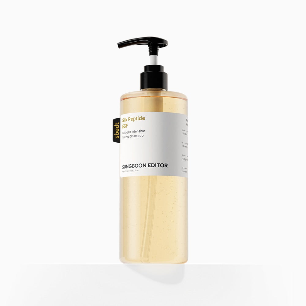SUNGBOON EDITOR Silk Peptide EGF Collagen Volume Shampoo 400ml