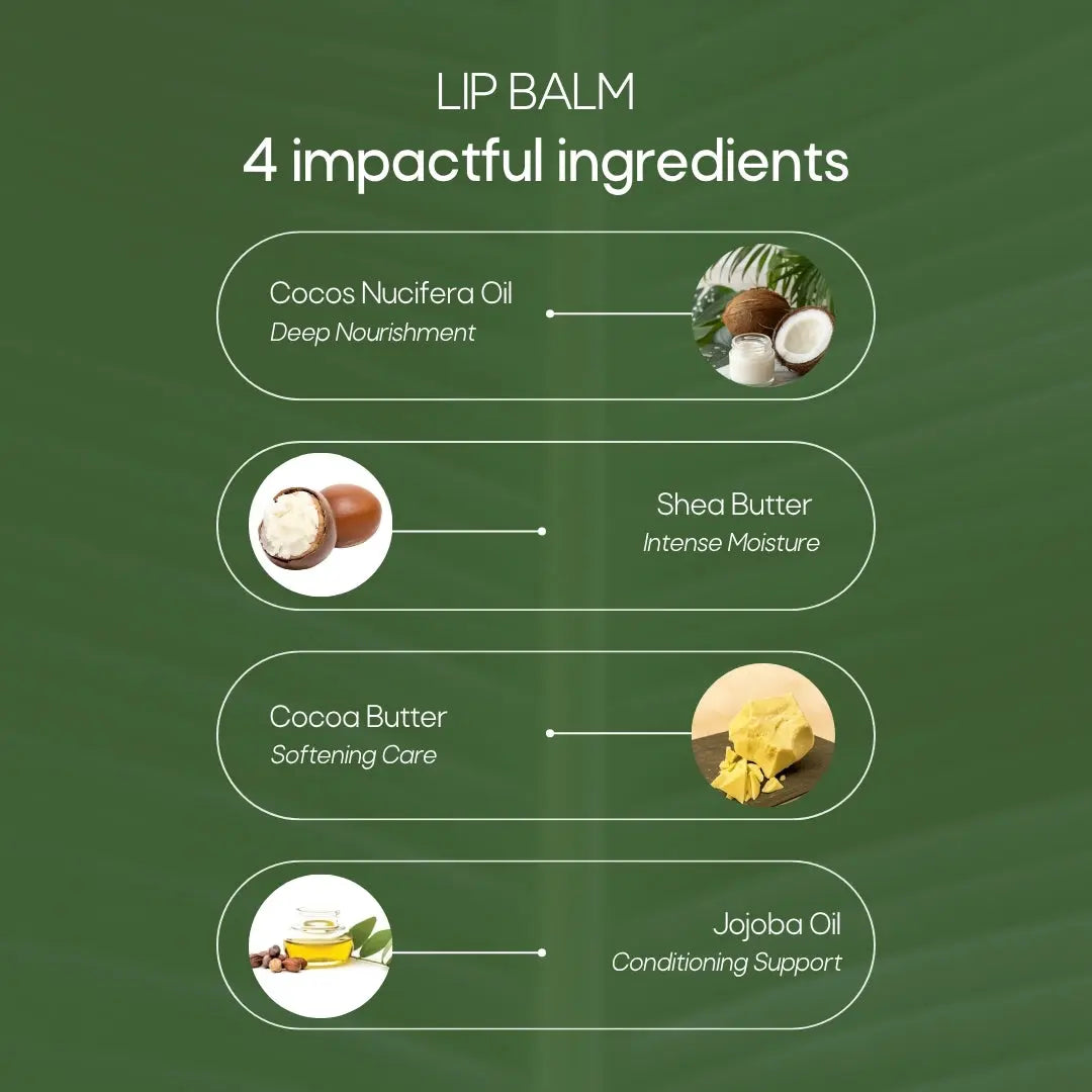 Virgin Coconut Oil Cold Pressed + Lip Balm Combo
