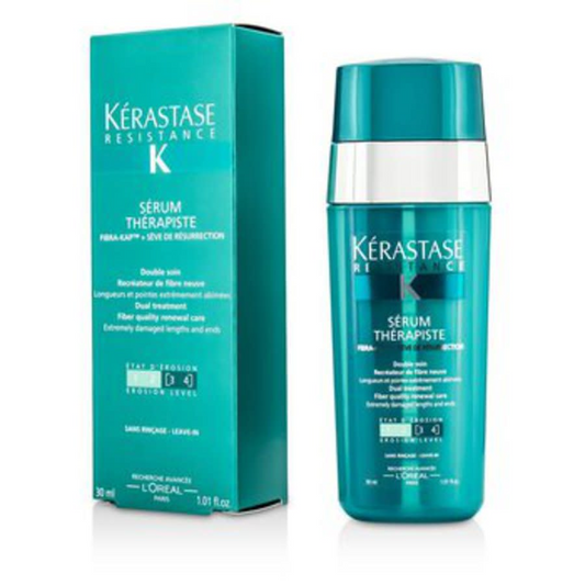 Kerastase K Resistance Serum Therapiste Dual Treatment Fiber Quality Renewal Care 30Ml