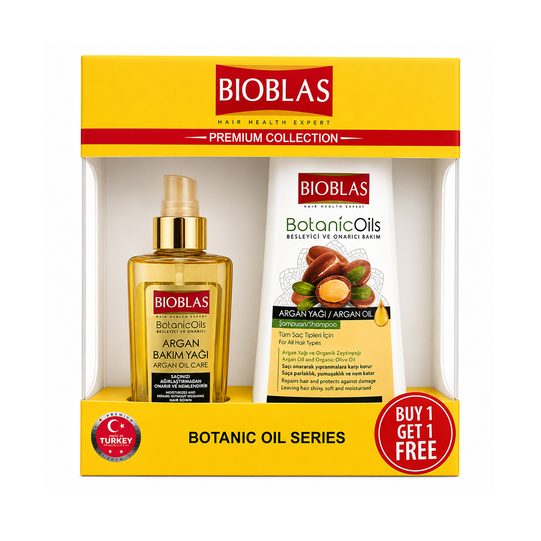 Bioblas Argan Shampoo+Oil Value Pack