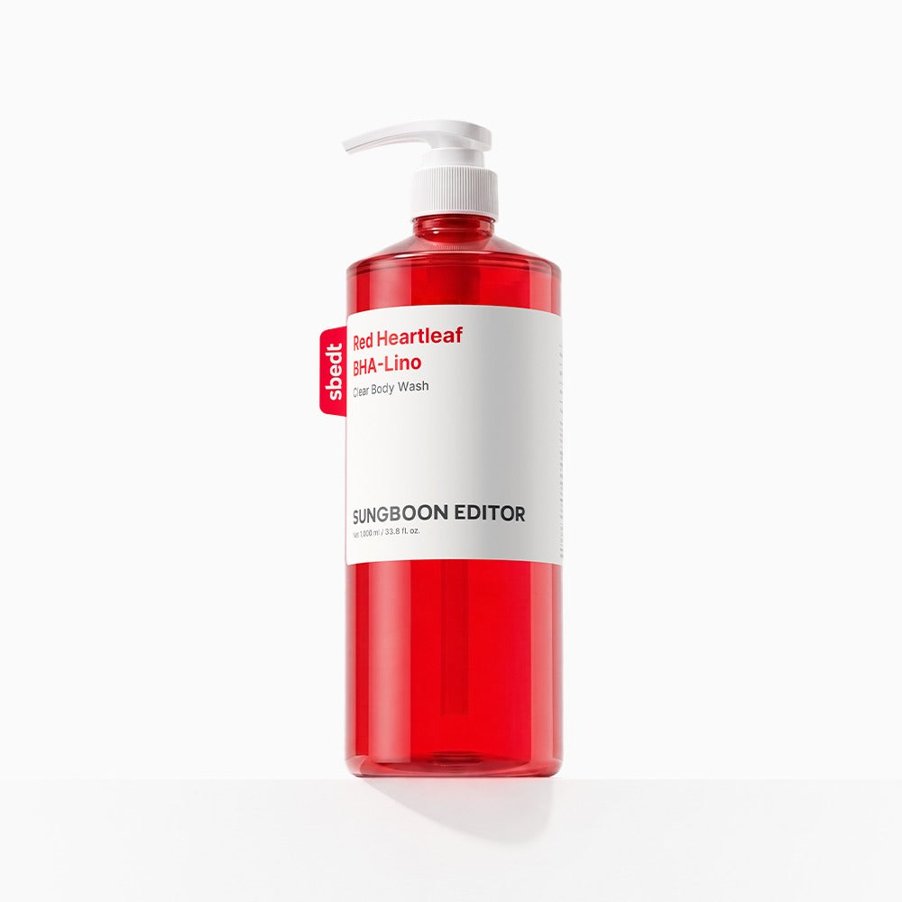 SUNGBOON EDITOR Red Heartleaf BHA Reno Clear Body Wash 1,000ml