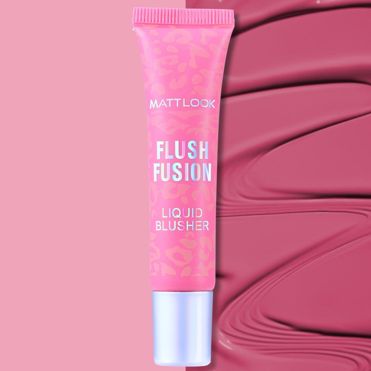 MATT LOOK Flush Fusion Liquid Blusher for Cheeks