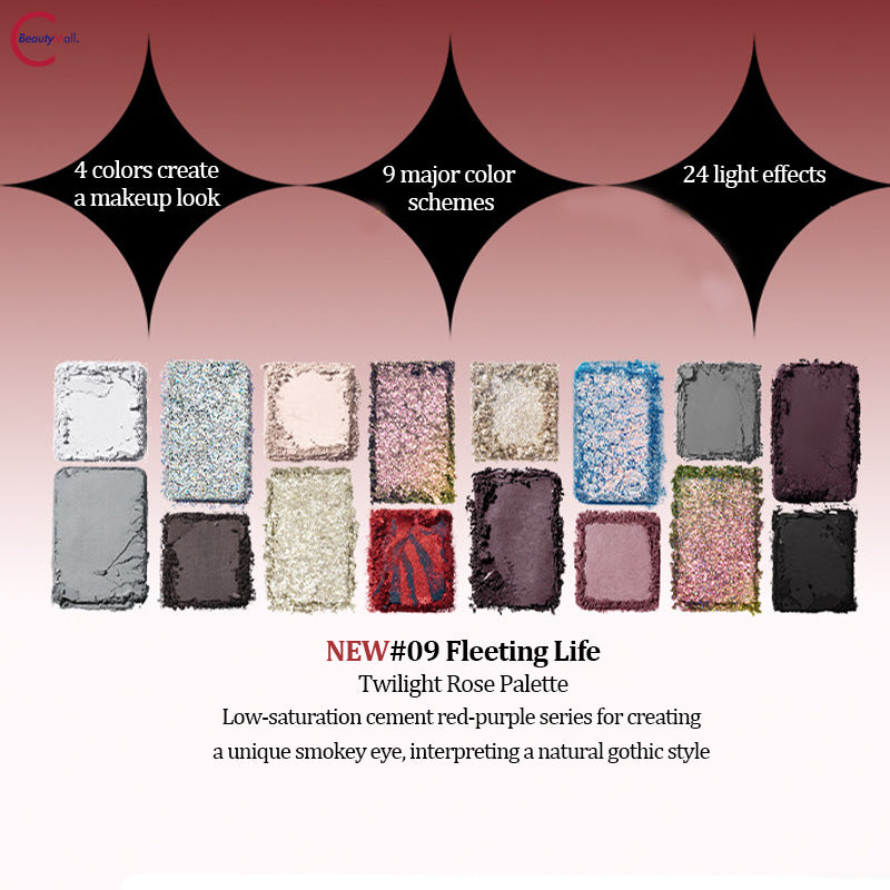 CHEERYEP (QIANYAN) 16-Color Natural Star Eye Shadow Palette