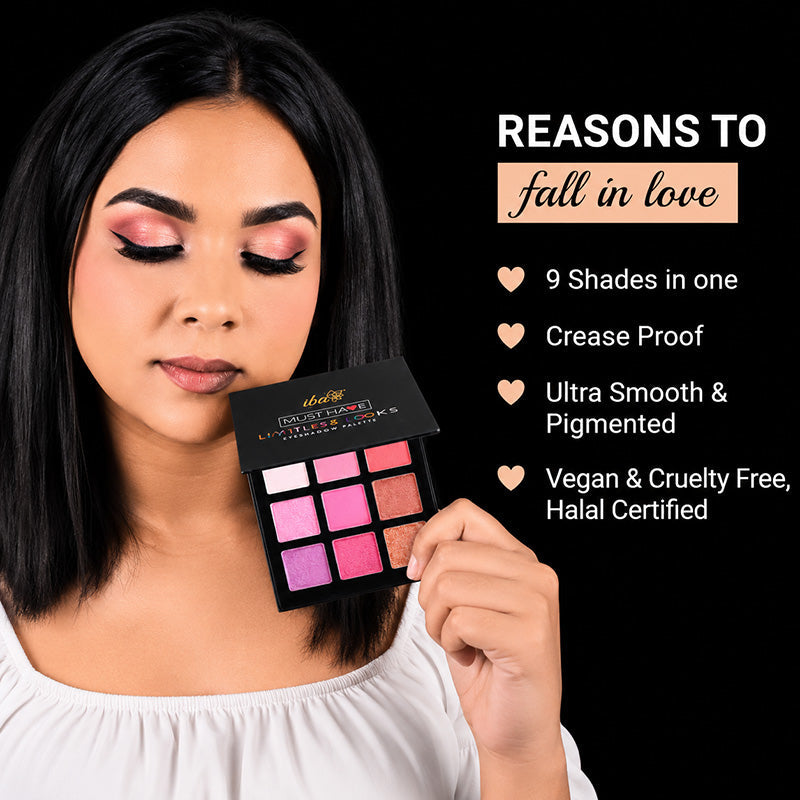 Iba Must Have Limitless Looks Eyeshadow Palette - Pink Sunset, 9 g