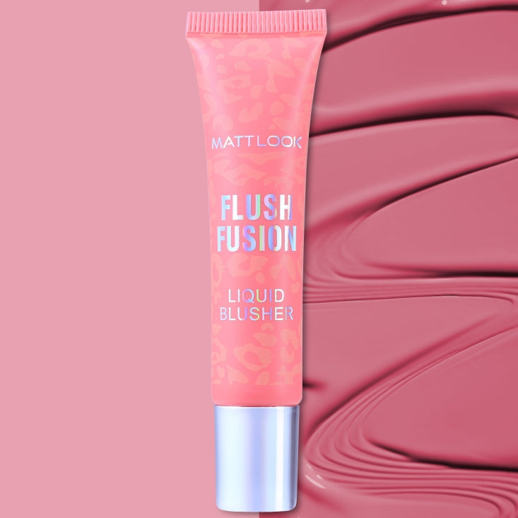 MATT LOOK Flush Fusion Liquid Blusher for Cheeks