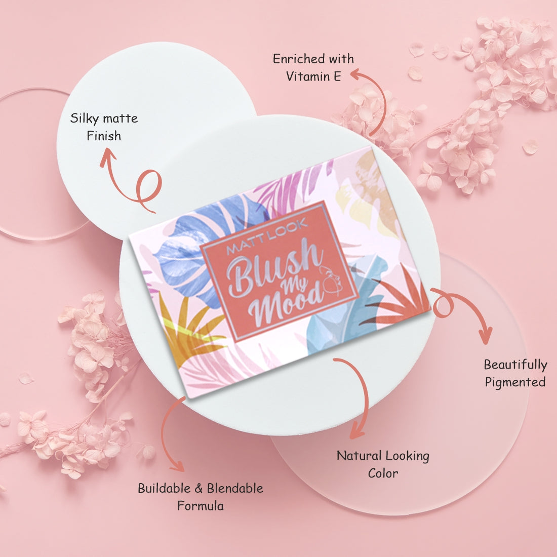 Matt look Blush My Mood Blusher Palette