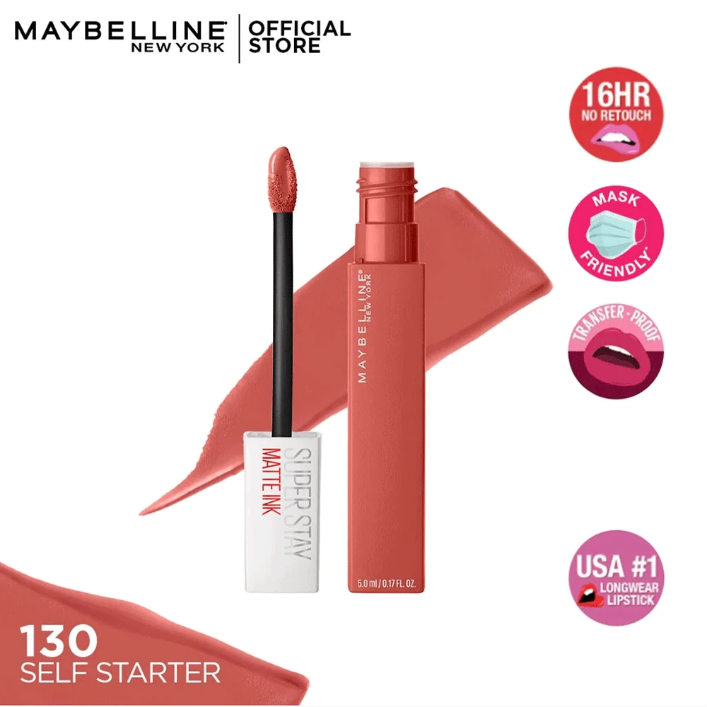 Maybelline New York Super Stay Matte Ink® Bold Long-Lasting Liquid Lipstick 5ml