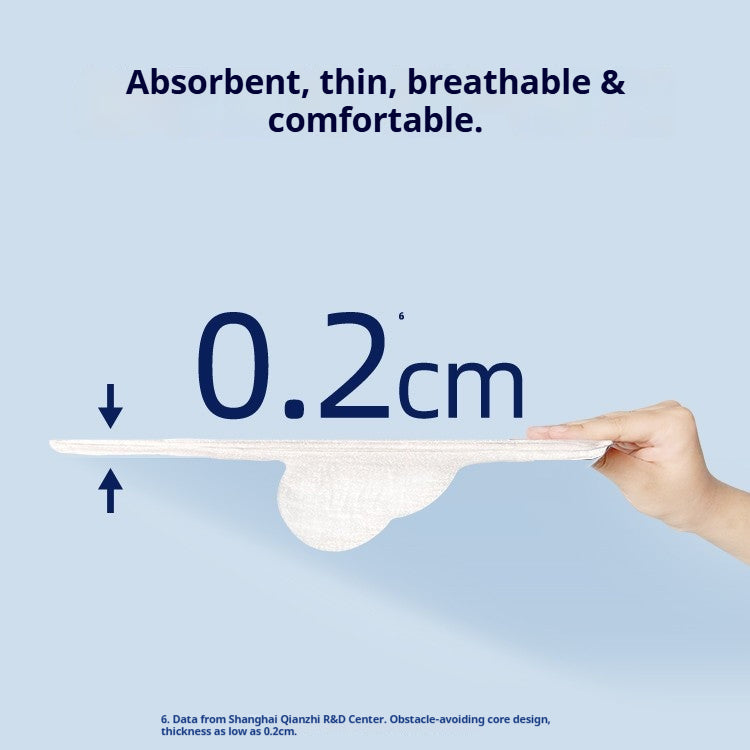 HERLAB Milk Flower soft cotton Sanitary Pad (14 pcs)+Deep Blue Ultra-Thin soft Cotton Sanitary Pad (8 pcs)