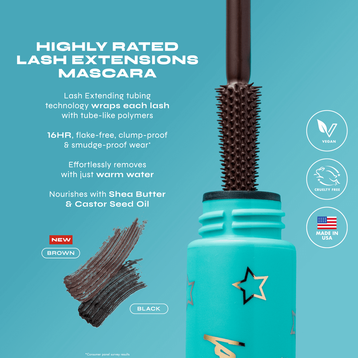 Highly Rated Lash Extensions Lengthening Tubing Mascara