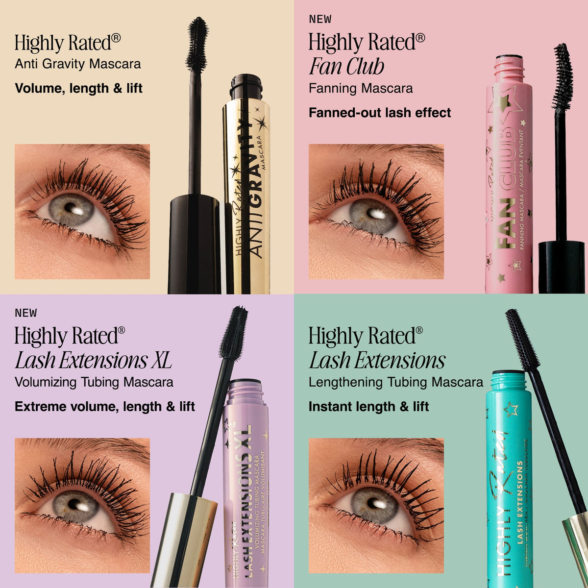 Highly Rated Lash Extensions Lengthening Tubing Mascara