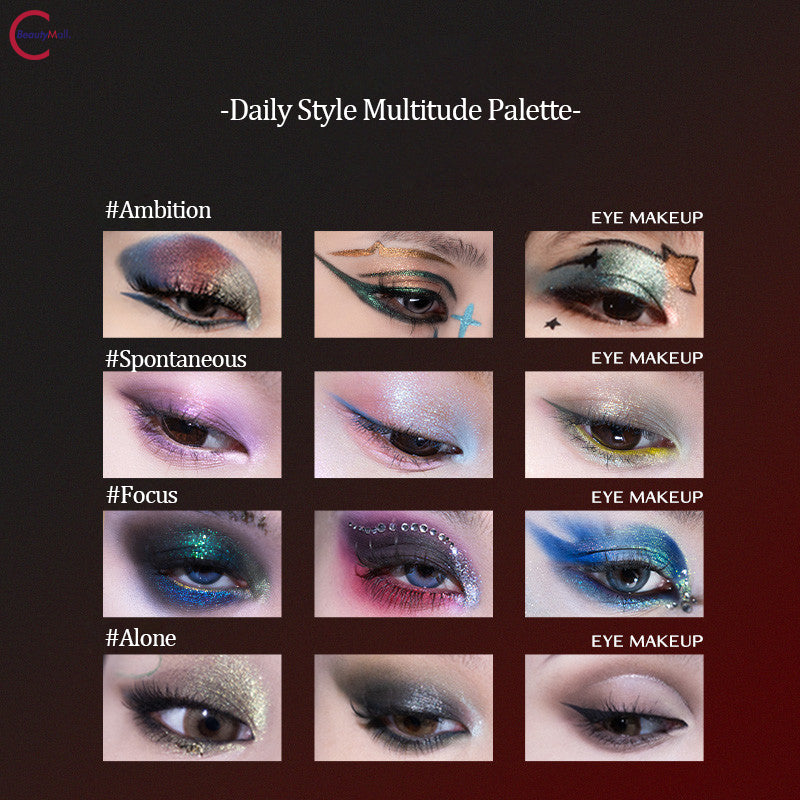 CHEERYEP (QIANYAN) 16-Color Natural Star Eye Shadow Palette