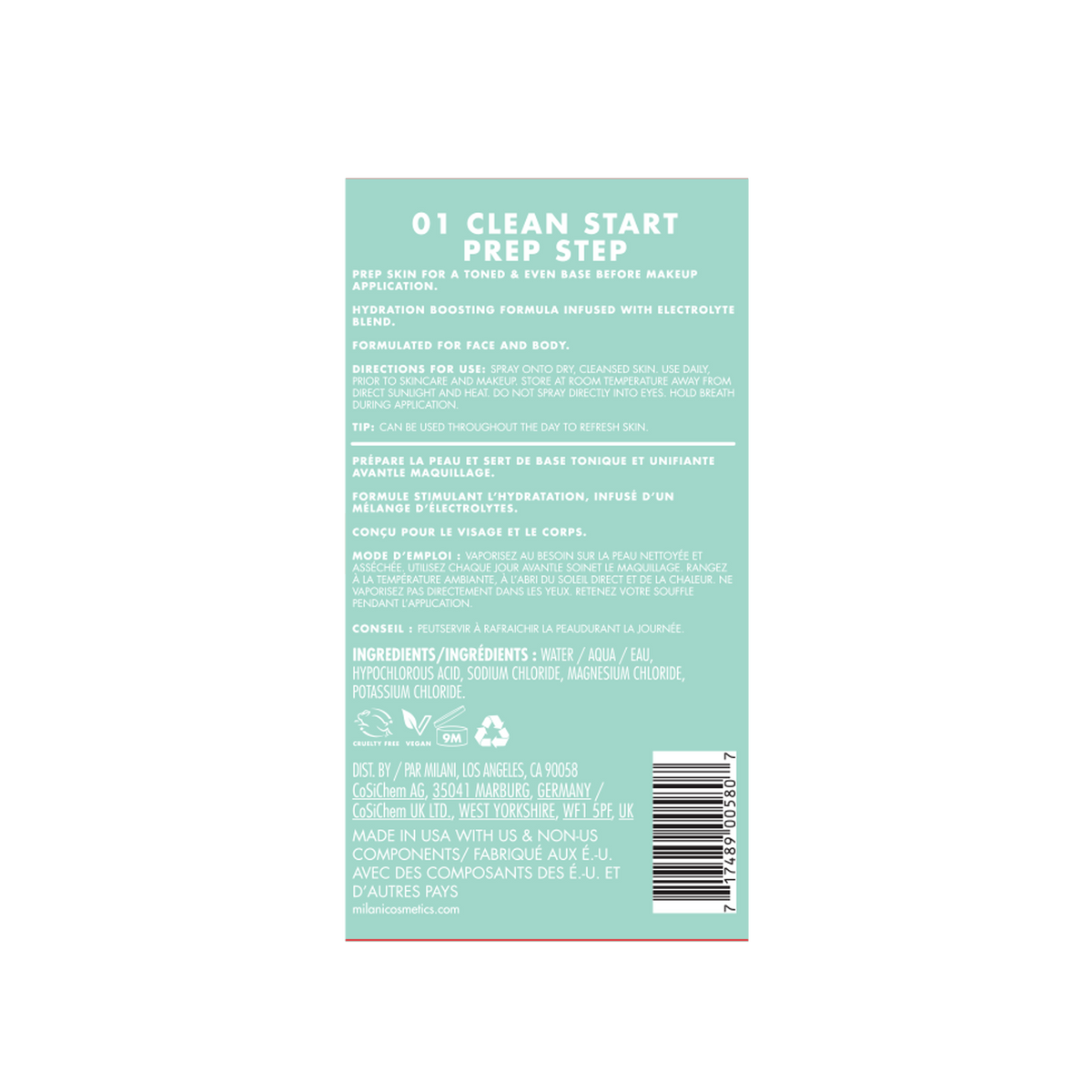 Clean Start Prep Step Facial Mist