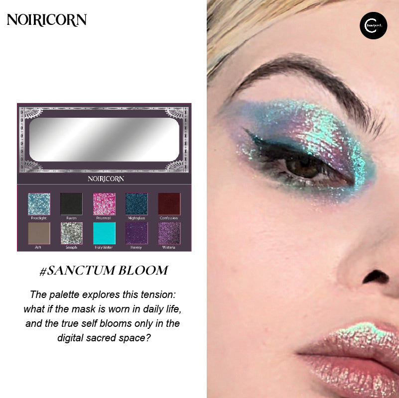 NOIRICORN × @easy.ber SANCTUM BLOOM Eyeshadow Palette