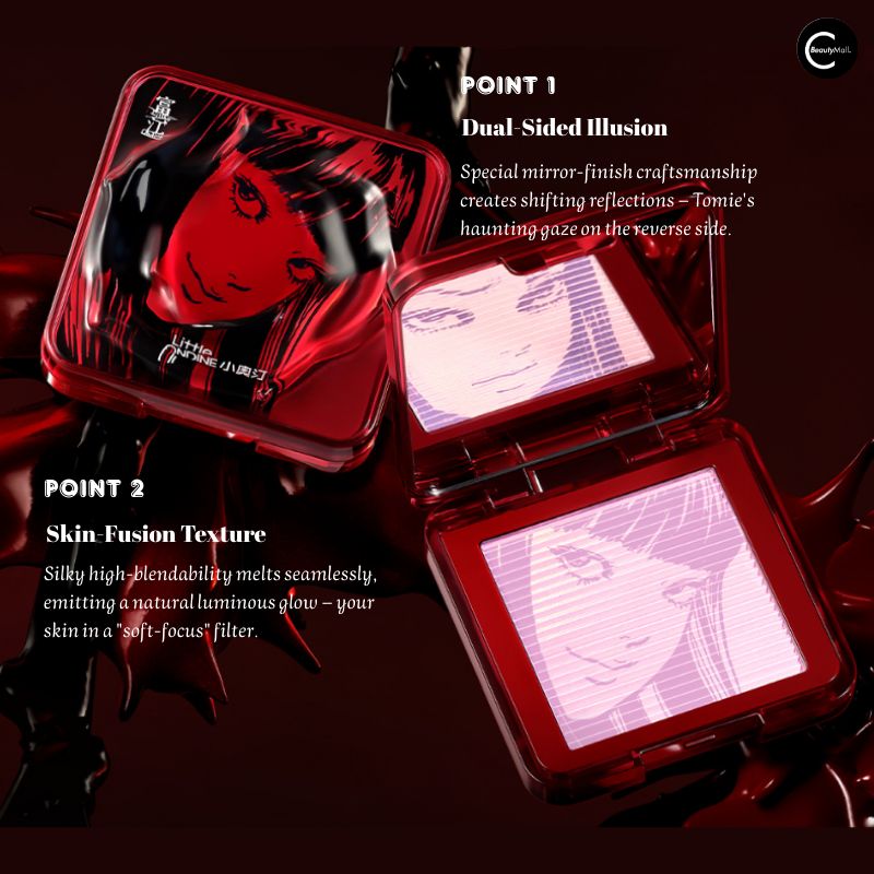 Little Ondine × Junji Ito "Tomie" Sculpted Blush Duo