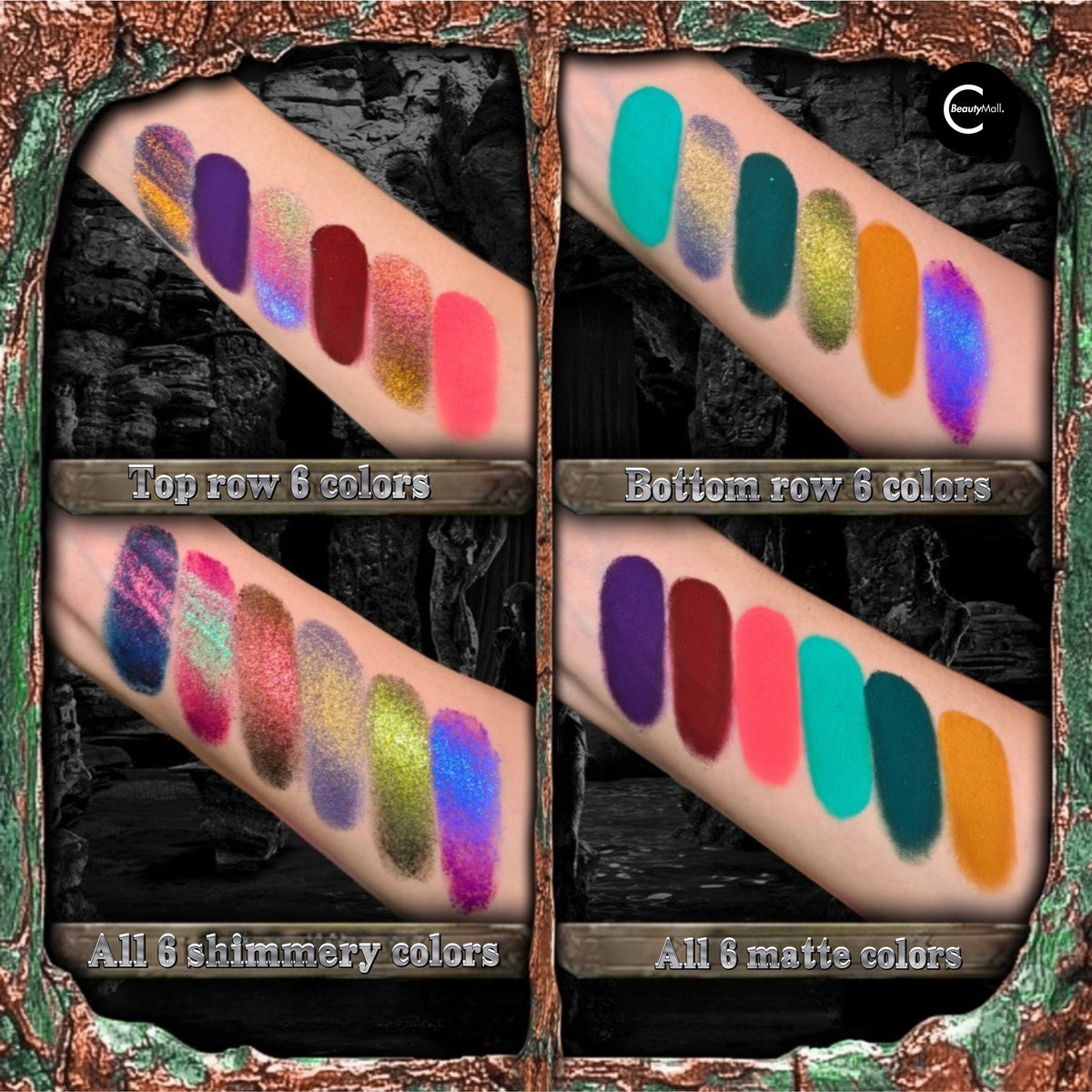 Sugarock Imprint Series 12-Color Eyeshadow Palette - #Epic Edge