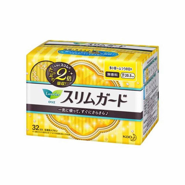 Kao Laurier Sanitary Pad Day no wings 20.5cm 32Pcs