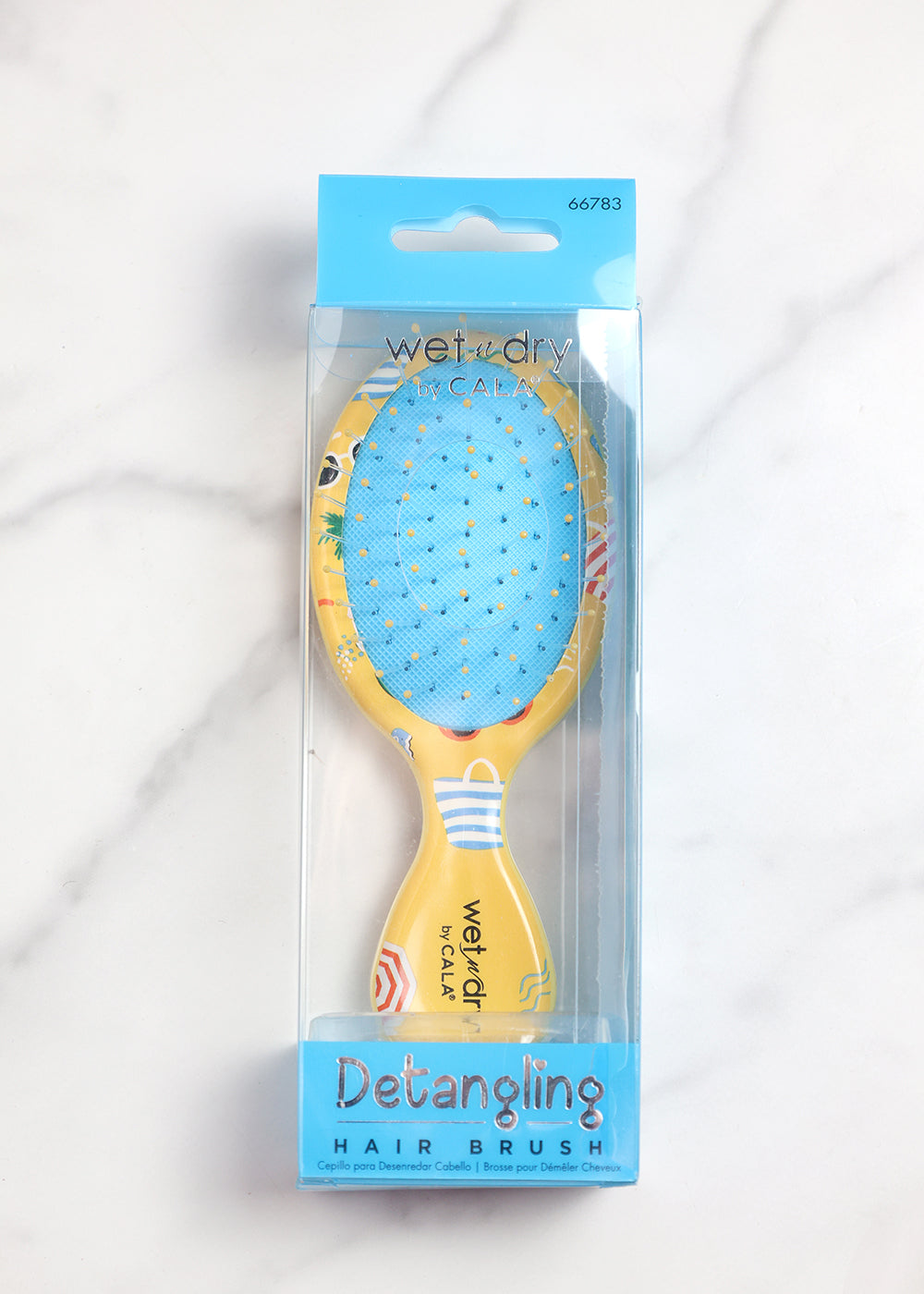CALA Wet-N-Dry Mini Detangling Hair Brush