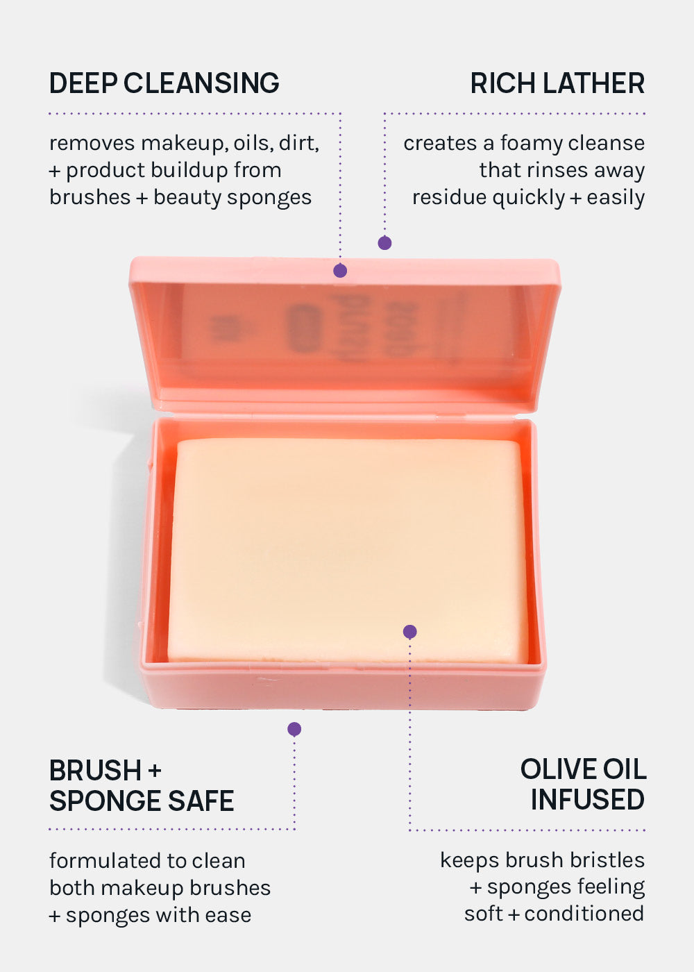 AOA Beauty Brush Soap