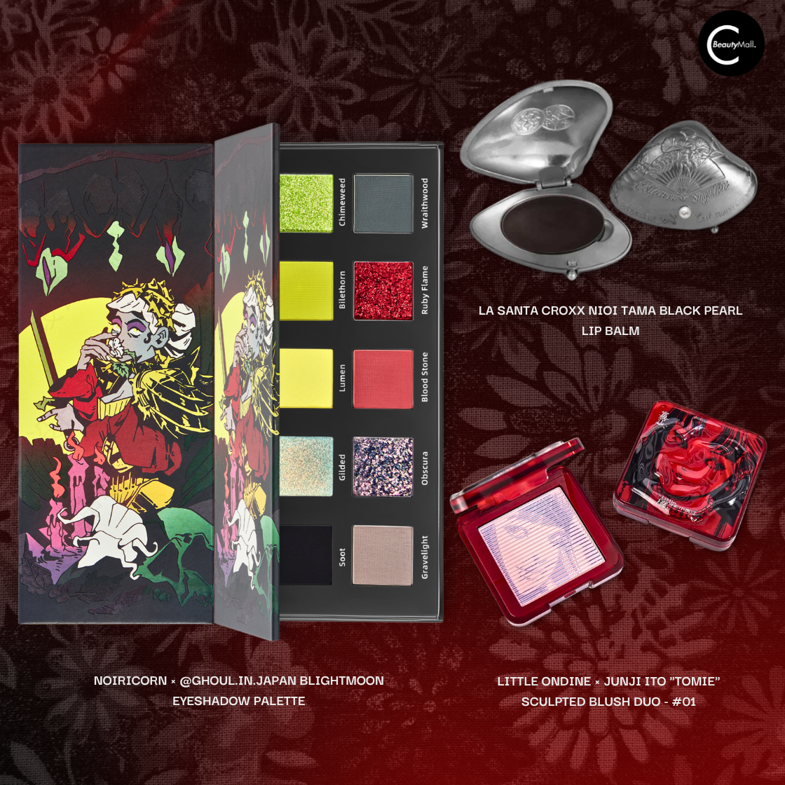 Little Ondine × Junji Ito "Tomie" Sculpted Blush Duo