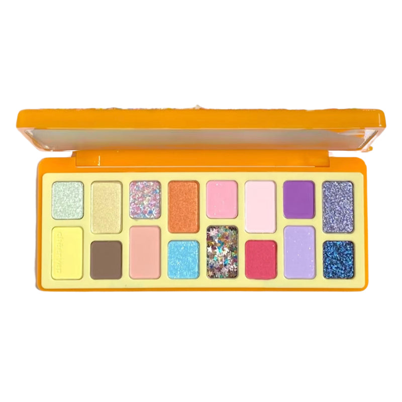 CHEERYEP (QIANYAN) 16-Color Natural Star Eye Shadow Palette – 20# Sparkle