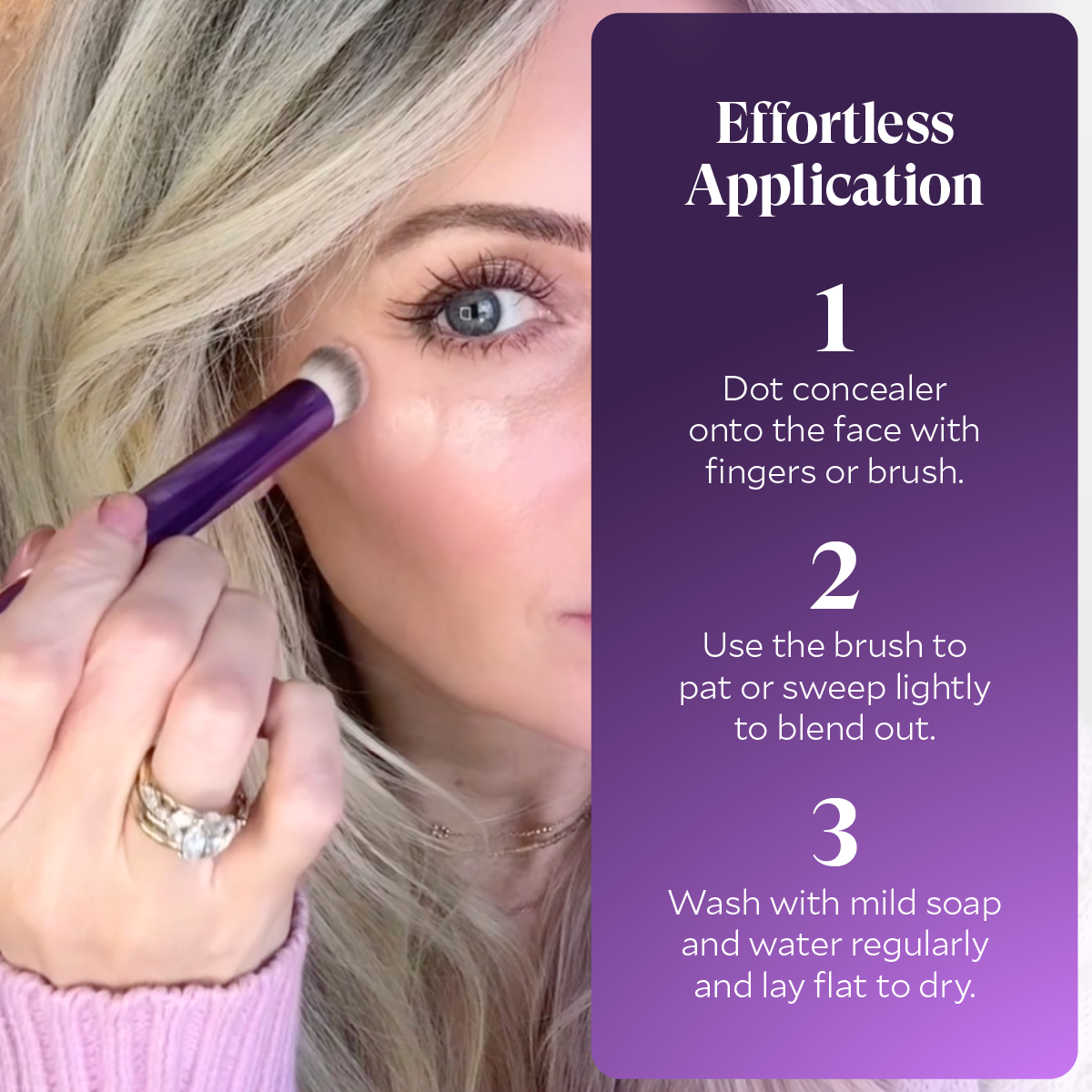 Contoured Concealer Brush