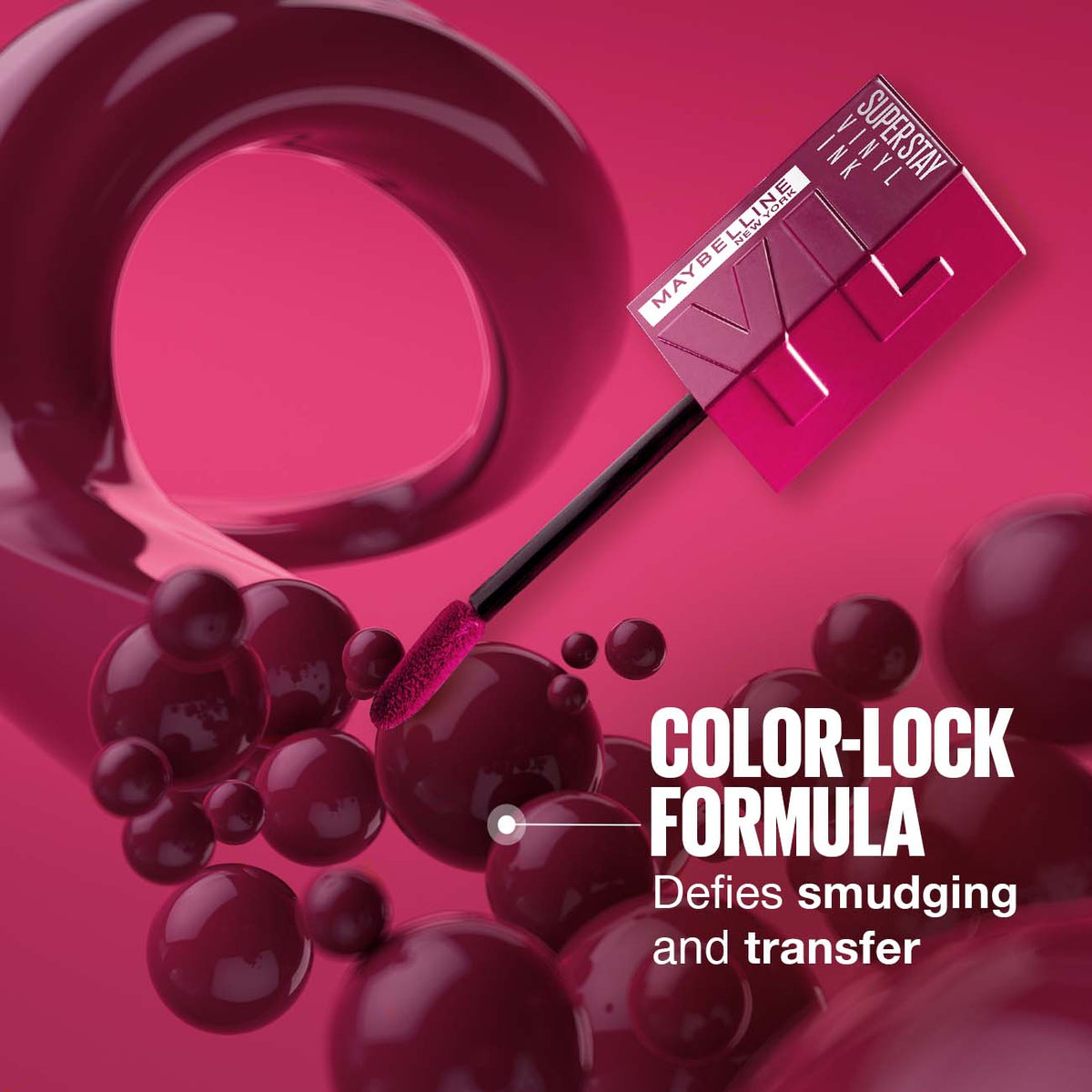 Maybelline's Superstay Vinyl Ink, 16-Hour No-Budge Liquid Lipcolor 4.2ml