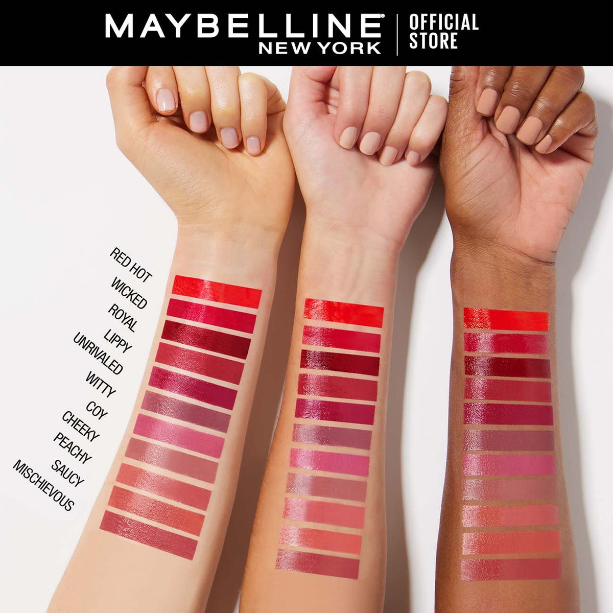 Maybelline's Superstay Vinyl Ink, 16-Hour No-Budge Liquid Lipcolor 4.2ml