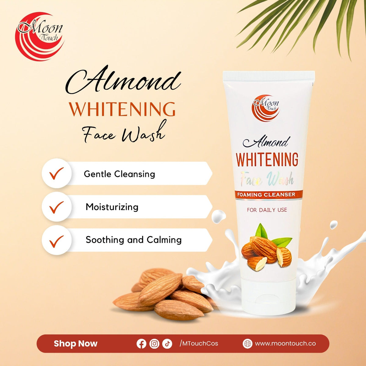 Almond Whitening Face Wash