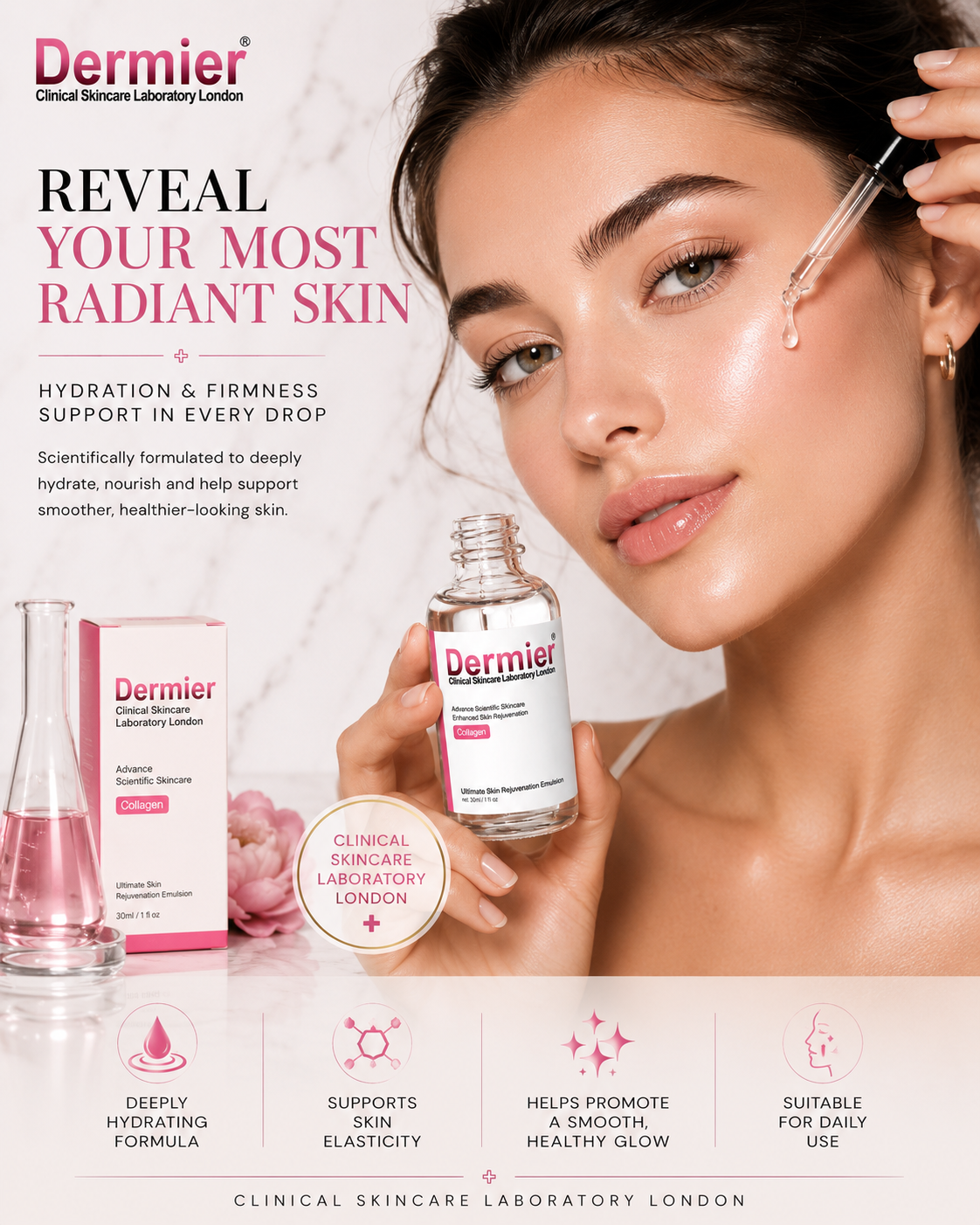 Dermier Collagen Serum 30ml - Boost Your Skin's Firmness & Radiance