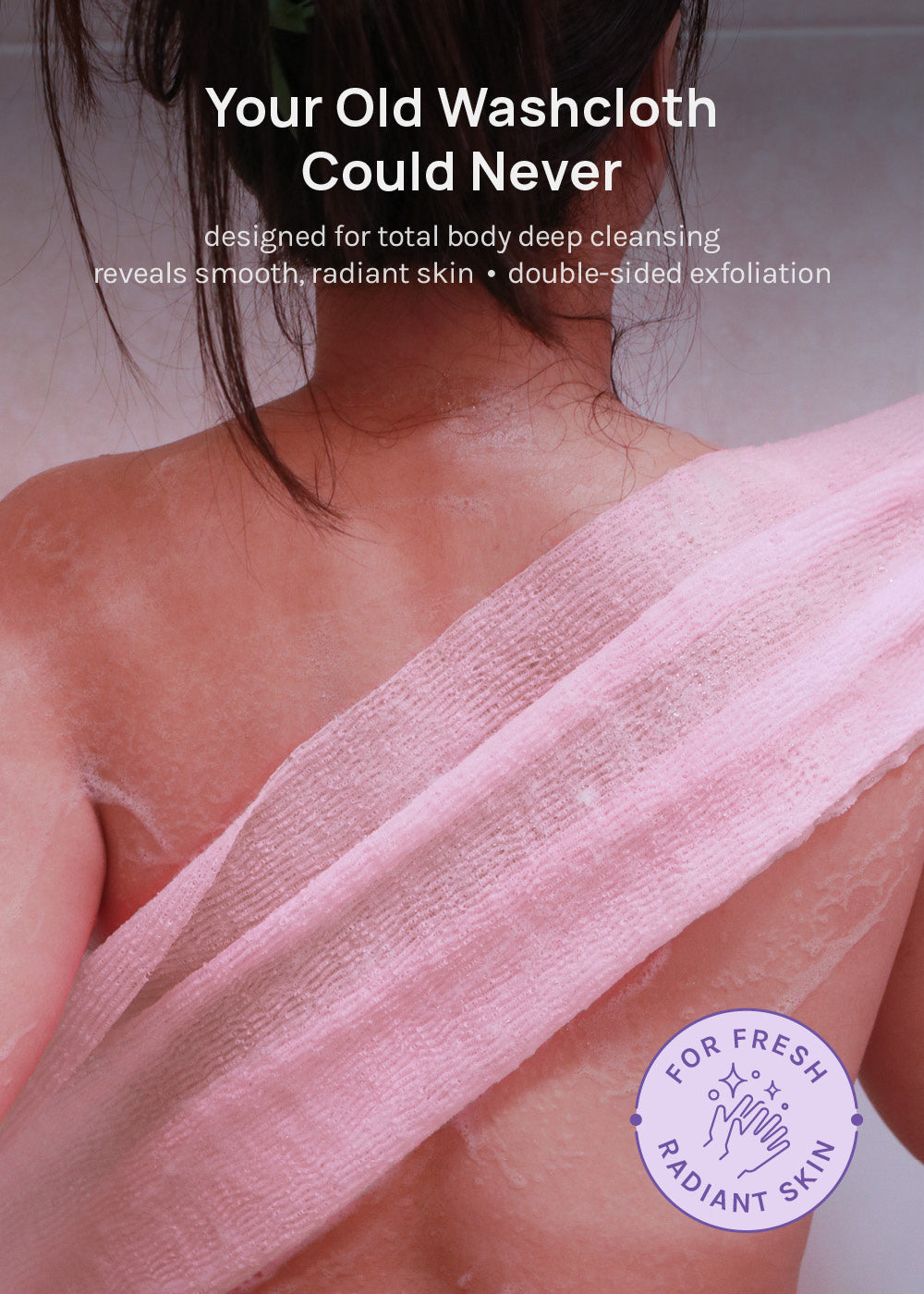 AOA Exfoliating Bath Cloth