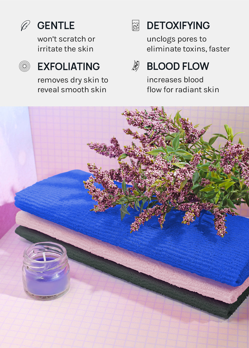 AOA Exfoliating Bath Cloth